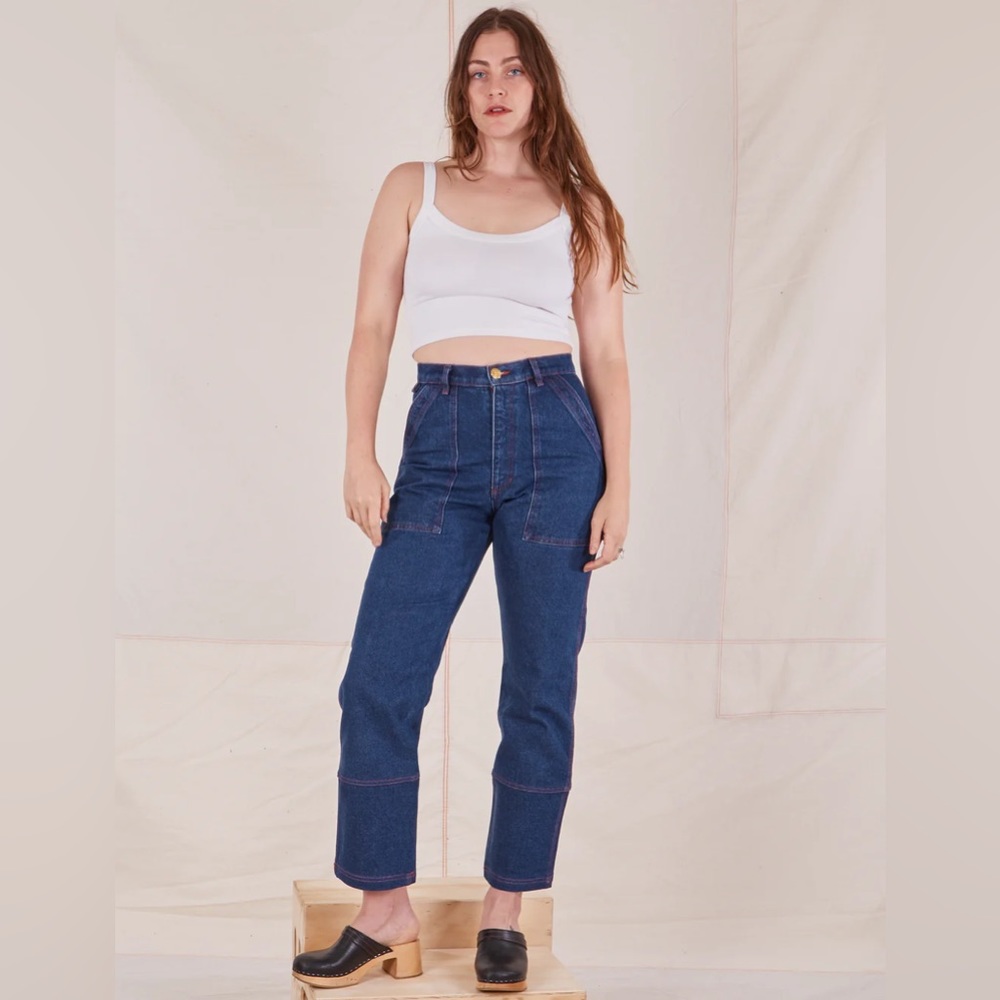 Big bud press dark wash carpenter jeans xxs